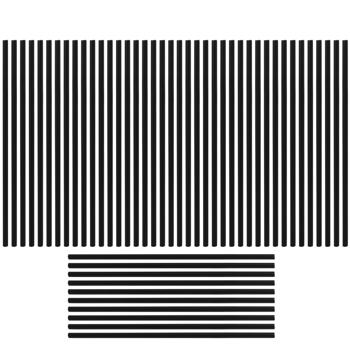 50er Set Strohhalme wiederverwendbar schwarz - Umweltfreundliche Trinkhalme für Gastronomie & Haushalte - Spülmaschinenfest - Ø 6mm Länge 22cm