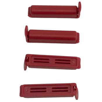 Preview: Frischhalteclips Set 24tlg. - Optimaler Frische- & Aromaschutz für Lebensmittel - 3 Grössen, bunt, inkl. Aufbewahrungsbox - Polypropylen