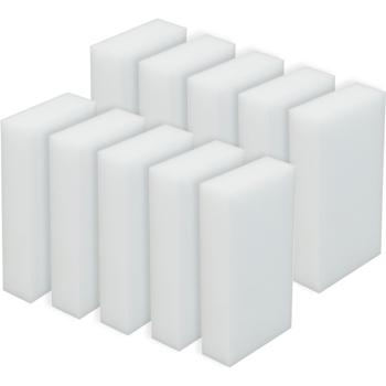 Schmutzradierer Set 10 Stück - Entfernt hartnäckige Flecken - Effizient & schonend für Küche, Bad, Wände, Schuhe - Ohne Kratzer - 11.5x6.5x2.5 cm