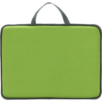 Preview: Knie- und Sitzkissen aus Memory-Foam, 40 x 30 cm, grün/grau