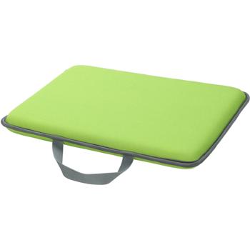 Preview: Knie- und Sitzkissen aus Memory-Foam, 40 x 30 cm, grün/grau