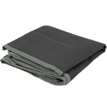 Preview: Unterbettkommode 4er-Set grau - Mehr Stauraum für Bettwäsche & Kleidung - Staub- & Mottenschutz, Sichtfenster, Handgriff, 50x38x20cm - Platzsparend faltbar