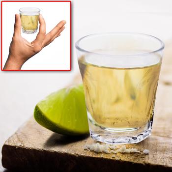 Kristall-Look Schnapsgläser 6er-Set, 40ml pro Glas, edle Shotgläser, brillante Optik für besondere Anlässe