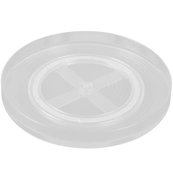 Kühlschrank-Drehteller - Organizer-Drehplatte Ø 29,2 cm - Transparente PET Drehplatte - Für Saucen, Gläser, Gewürze, Make-Up, Küche, Bad & Vorratskammer