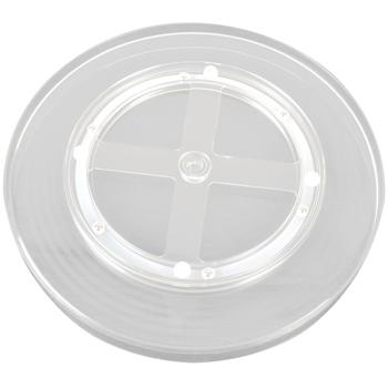 Preview: Kühlschrank-Drehteller - Organizer-Drehplatte Ø 29,2 cm - Transparente PET Drehplatte - Für Saucen, Gläser, Gewürze, Make-Up, Küche, Bad & Vorratskammer
