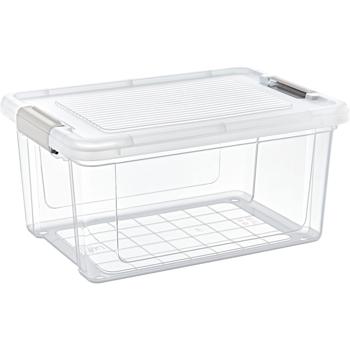 Preview: 3er-Set Vorratsboxen Transparent (9–30L): Robuste Aufbewahrungsboxen & Frischhalteboxen mit Deckel für Haushalt, Ordnung, Küche & Vorräte