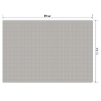 Preview: 4er-Set Fliegengitter Fenster (1,3x1,5m, grau) - zuschneidbar, mit Klettband - Schutz vor Mücken, Fliegen, Spinnen - Sicher + langlebig