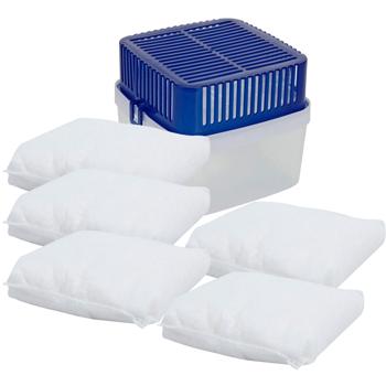 Preview: Leistungsstarker Luftentfeuchter (1,8L) + 5 Granulat Nachfüllpacks – Ideal für feuchte Keller, Garagen, Gartenhäuser – Effektive Feuchtigkeitskontrolle