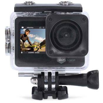 Preview: Dual-Screen Action Cam - Full-HD 1080p@30fps - 12 MP - Wasserdicht bis 30m - Wi-Fi & App-Steuerung - Ideal für Sport & Vlogs
