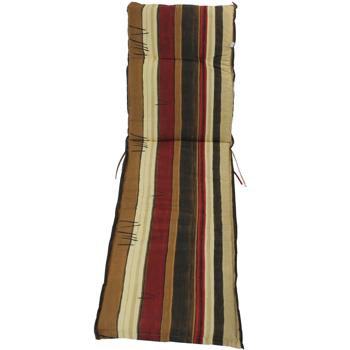 Preview: Liegen-Auflage, Streifenmuster, Erdtöne, Rollliegenauflage, 192 cm