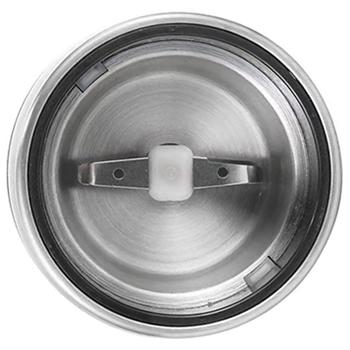 Preview: Elektrische Kaffeemühle - One-Touch-Steuerung für feine/grobe Mahlstufen - Edelstahl Mahlmesser - für Espresso/Kolbenkaffee - kompakt - Silber