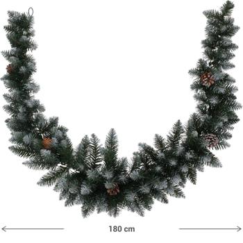 Preview: Weihnachtsgirlande mit Tannenzapfen, 180 cm