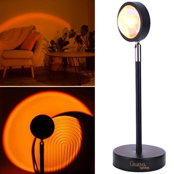 LED Sonnenuntergang Projektionslicht – 180° schwenkbar, Aluminiumgehäuse – stimmungsvolle Beleuchtung für Deko, Fotos & Ambiente – modern & langlebig