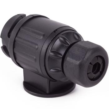 Preview: Anhänger Stecker 13-polig - Robuste Kunststoff-Verbindung für Fahrzeug & Wohnwagen - Sichere 12V Lichtsignalübertragung - Einfache Montage PKW/KFZ