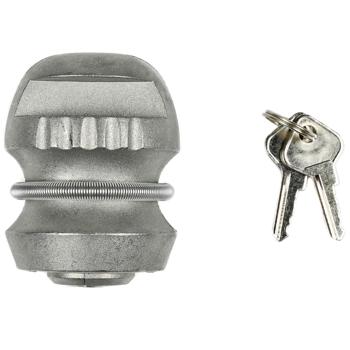 Preview: Robuste Kupplungssicherung Kugel: Hochwertiges Anhängerschloss für zuverlässigen Diebstahlschutz. Sichert Anhänger & Wohnwagen effektiv