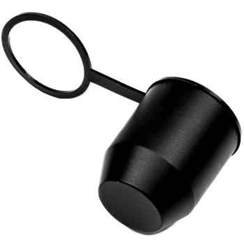 Preview: Anhängerkupplung Kappe mit Sicherheitsring - Robuster Kunststoff schützt vor Korrosion & Fettflecken - Einfache Montage - Ø 5.5 x 7 cm