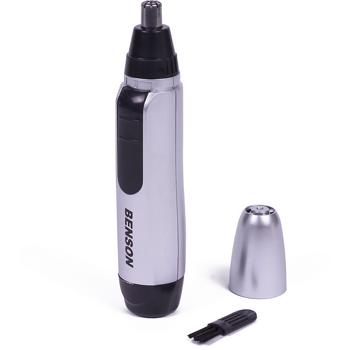 Nasen- & Augenbrauentrimmer - Präzise Haarentfernung für Nase, Ohren, Augenbrauen - Kabelloser Batteriebetrieb - Inkl. Schutzkappe & Reinigungsbürste