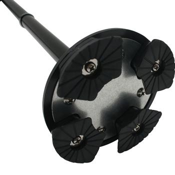 Preview: Gehstock mit LED-Lampe - Faltbar, höhenverstellbar 85-95 cm - 360° rutschfester Fuss bis 115 kg - Ergonomischer Griff für sicheres Gehen im Dunkeln