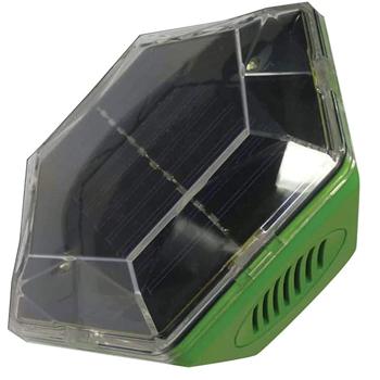 Preview: Schützender 2 in 1 Vogelschreck Ultraschall und Lichtsignal, deckt 100 - 150 m² ab, unabhängig dank Solarzelle und Akkus, IP43