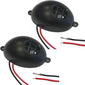 Preview: 2er-Set Profi Marderabwehr Ultraschall Auto - Schützt vor Nageschäden & teuren Reparaturen - 12-24V, 140° Abstrahlwinkel, 23kHz, einfach an Autobatterie