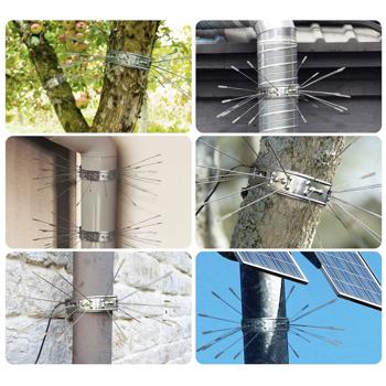 Preview: Zuverlässiger Marder-Abwehrgürtel (2er Pack) – Hält Marder von Regenrohren und Bäumen fern – Effektiver Schutz vor Schäden