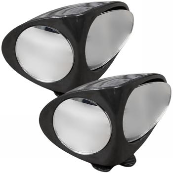 2er-Set Toter-Winkel-Aussenspiegel für Autos - Einfache Montage - Erhöht Fahrsicherheit & erleichtert Einparken - Für links & rechts (10x6x6 cm)