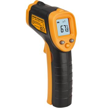 Preview: Infrarot-Thermometer mit Laser – präzise, berührungslose Temperaturmessung von -50 bis +400 °C, ideal für Küche, Handwerk & Technik