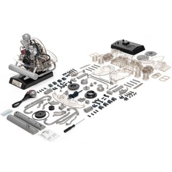 Preview: VW Käfer 4-Zylinder-Boxermotor, Motorbausatz im Massstab 1:4