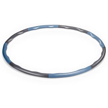 Hula Hoop mit Gewicht Ø 95cm - Effektives Bauch- & Rücken-Workout, verbrennt Kalorien - Einfach zusammenbaubar - Robust, ideal für Zuhause & Sportstudios, Schwarz/Blau