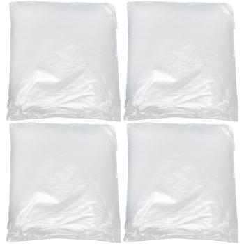 Preview: 4er-Set Leichter Notfall-Regenponcho mit Kapuze: Transparenter Regenschutz (120 cm) für spontane Schauer – ideal für Outdoor-Aktivitäten