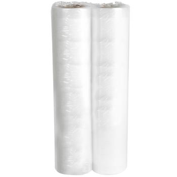 Folienrollen für Vakuumiergerät - 2 Stück je 20x300 cm mit Rippen-Struktur - Schutz vor Gefrierbrand & längere Haltbarkeit für Lebensmittel und Dokumente