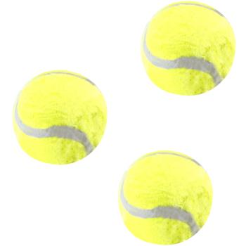 Preview: Tennisbälle 3er-Set - Ideal für Freizeit, Kinder & Erwachsene - Vielseitige Spielbälle für Hund, Familie, Freunde, Schwimmbad, See, Meer - Ø 6 cm - Gelb