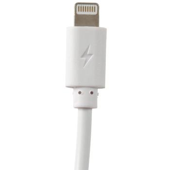 Preview: USB 2.0 Lightning Ladekabel 2m weiss - Schnellladen & Highspeed Datenübertragung 480 Mbit/s - Für iPhone 5+, iPad, iPod, AirPods - Langlebig & flexibel
