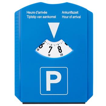 Preview: Parkscheibe mit Eiskratzer, Profilmesser und Einkaufschip