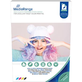 Profi Fotopapier A4 (220g/m², hochglanz): 100 Blatt für Inkjet - Tintenstrahl Drucker - Für brillante, gestochen scharfe Fotos und leuchtende Farben