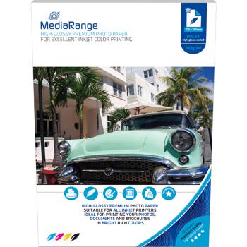 Professionelles A4 Fotopapier - 180g/m² hochglanz für gestochen scharfe Bilder, Broschüren & Flyer - Kompatibel mit allen Tintenstrahldruckern - 50 Blatt