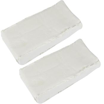 Preview: 2er-Set Ton, Naturton, selbsthärtend, je 500g, weiss