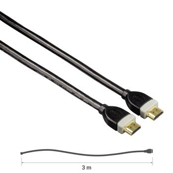 Preview: 2er-Set Hama 4K HDMI Highspeed Kabel 3 m - Ethernet für Netzwerkanbindung, UHD 4K-Auflösung bis 60 Hz - Vergoldete Kontakte - Doppelt geschirmt, Typ A