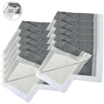 Preview: Trainingsunterlagen für Hunde, 30 Stk, mit Aktivkohle, auslaufsicher, je 60 x 60 cm