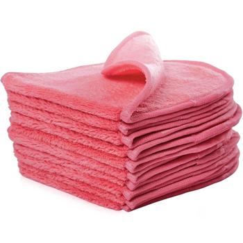 Preview: Kosmetiktücher 10er-Set - Oval, Waschbar & ÖKO-TEX Standard 100 Zertifiziert - Ideal zum Abschminken & Reinigen - Sanft zur Haut