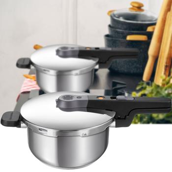 Hochwertiger 4L Schnellkochtopf: Edelstahl, Ø 25 cm, mit Sicherheitsventil, für alle Herdarten – zeitsparend und energieeffizient für jeden Haushalt