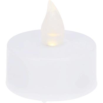 Preview: 30er-Set LED-Teelichter, weiss mit realistischem Flackern, inkl. Batterien - Klassisch-modernes Design für stimmungsvolle Momente