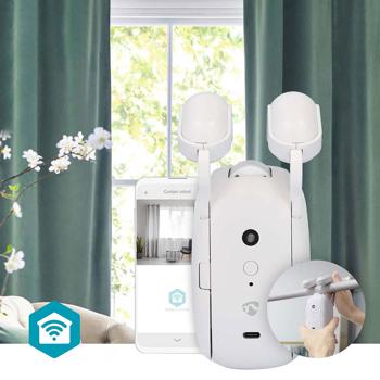 Preview: Smarter Vorhangmotor für Stangenschiene: App & Bluetooth, SmartLife – Vorhangöffner mit automatischer Vorhangbewegung per Smartphone