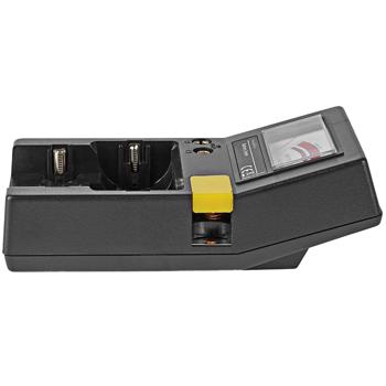 Preview: Batterietester - Schnelle Kontrolle von AAA-, AA-, C-, D-, 9 V-Batterien & Knopfzellen - Farbliche Anzeige des Ladestatus - Kompakt & robust