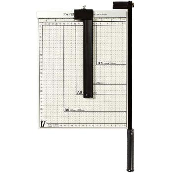 Preview: Präzise Papier-Schneidemaschine für DIN A4, Fotos, Visitenkarten. Exakte Schnitte, mühelos. Ideal für Büro & Hobby, sicherer Hebelschneider