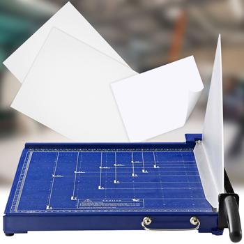 Präzise Papier Schneidemaschine bis DIN A3 – ideal für Papier, Fotos & Visitenkarten, scharfe Klinge, rutschfeste Basis, exakte Schnitte für Büro & Hobby