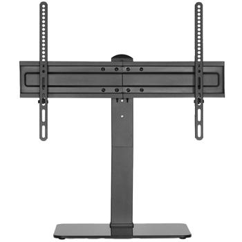 Preview: TV-Ständer für 37-70 Zoll Fernseher – schwenkbar & drehbar, stabiler Standfuss aus Glas, höhenverstellbar, modernes Design für jedes Wohnzimmer