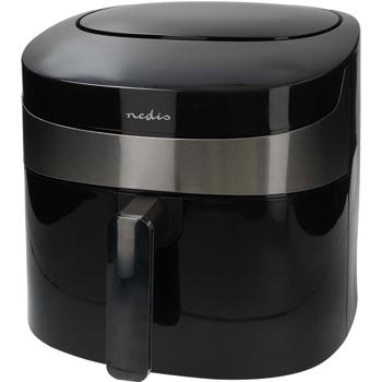 Preview: XL Heissluftfritteuse 7,2L (1800W) mit App-Steuerung – Air Fryer mit Touch-Display, 8 Programmen, Grill- & Backfunktion