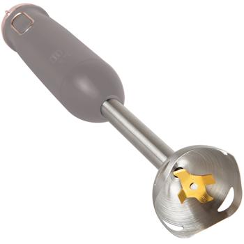 Eleganter 800W Stabmixer: Design-Highlight in der Trendfarbe taupe, aus robustem Edelstahl für kraftvolles Mixen von Smoothies, Suppen, Saucen