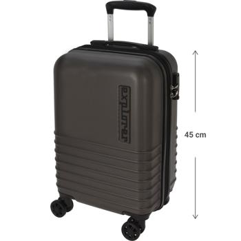 Preview: Robustes 2-tlg. Trolley-Set (Hartschalenkoffer) in Anthrazit – Mit TSA Zahlenschloss, ABS & Aluminium – Sicherer & langlebiger Reisebegleiter